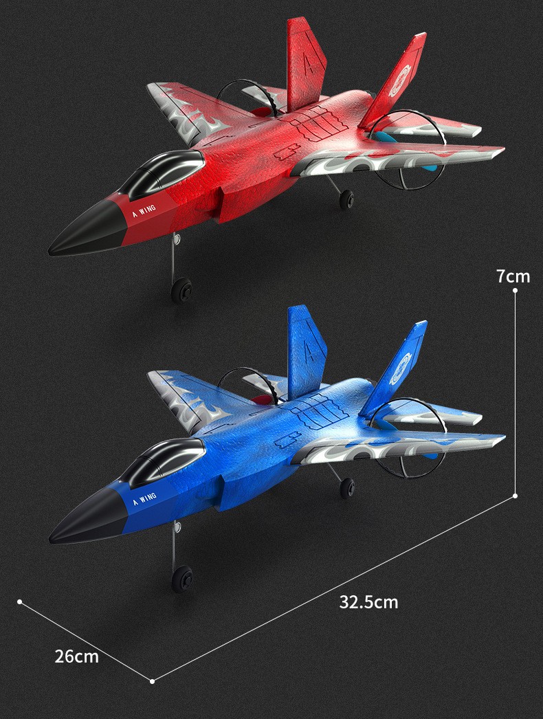 Remote Control Electric Aircraft Model Boys' Toys Drop-resistant Wear-resistant Gliding Fighter Fixed Wing Sliding Machine