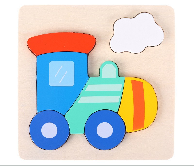 Children's Three Dimensional Wooden Puzzle