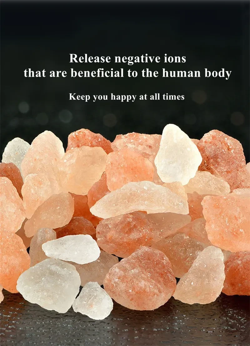 Air Humidifier Crystal Salt Stone With LED