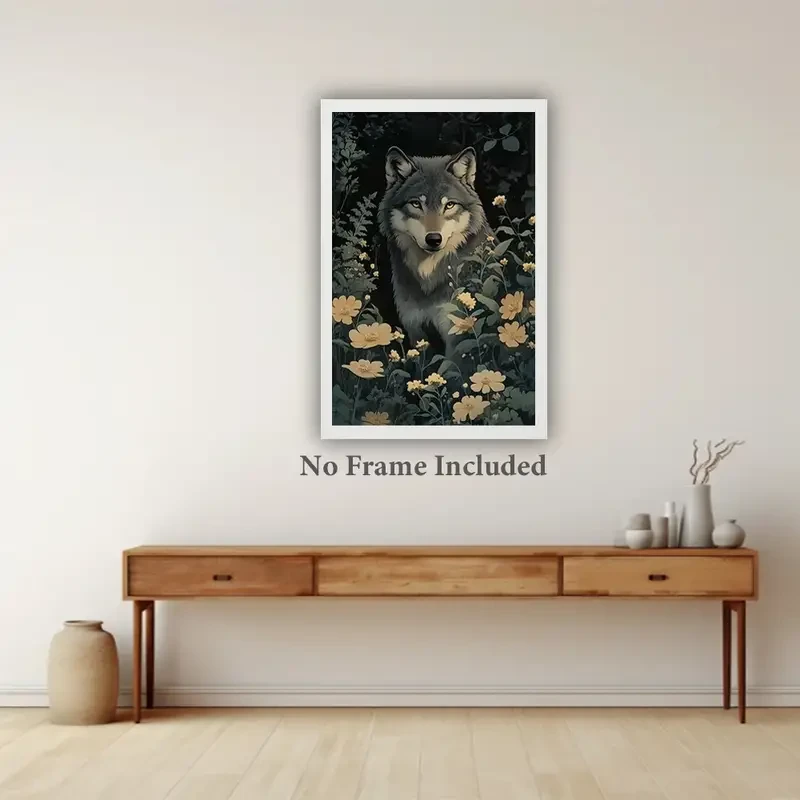 Wolf in the Wild Canvas Print