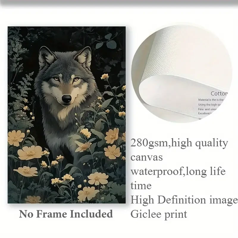 Wolf in the Wild Canvas Print