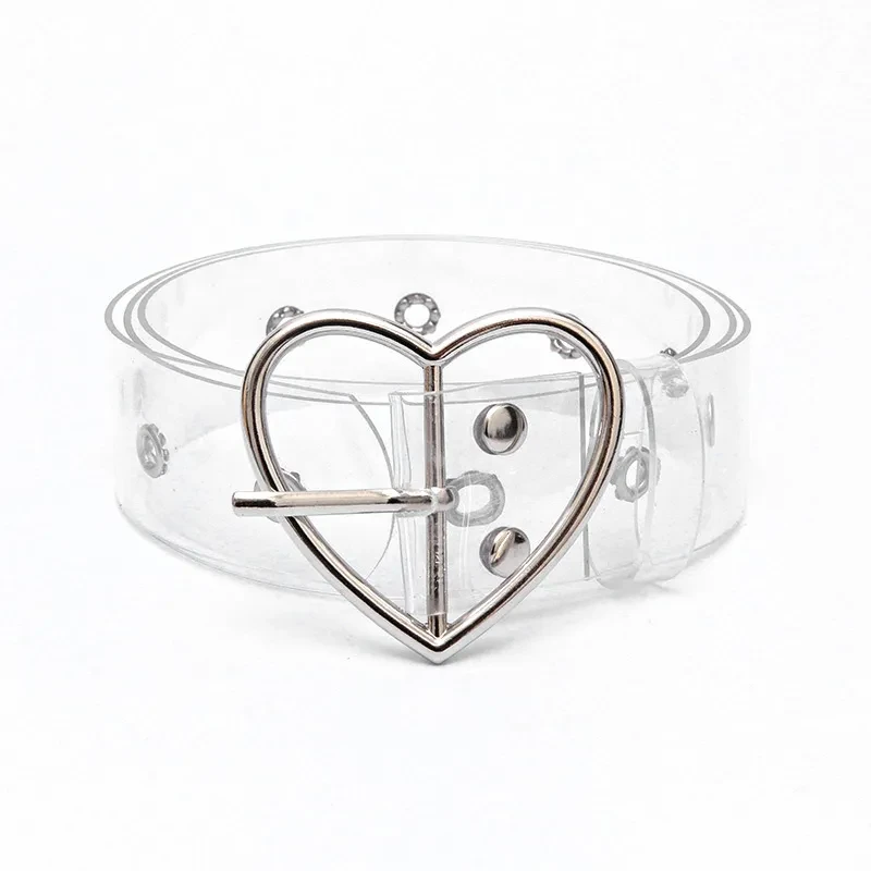 Transparent Pin Buckle Belt