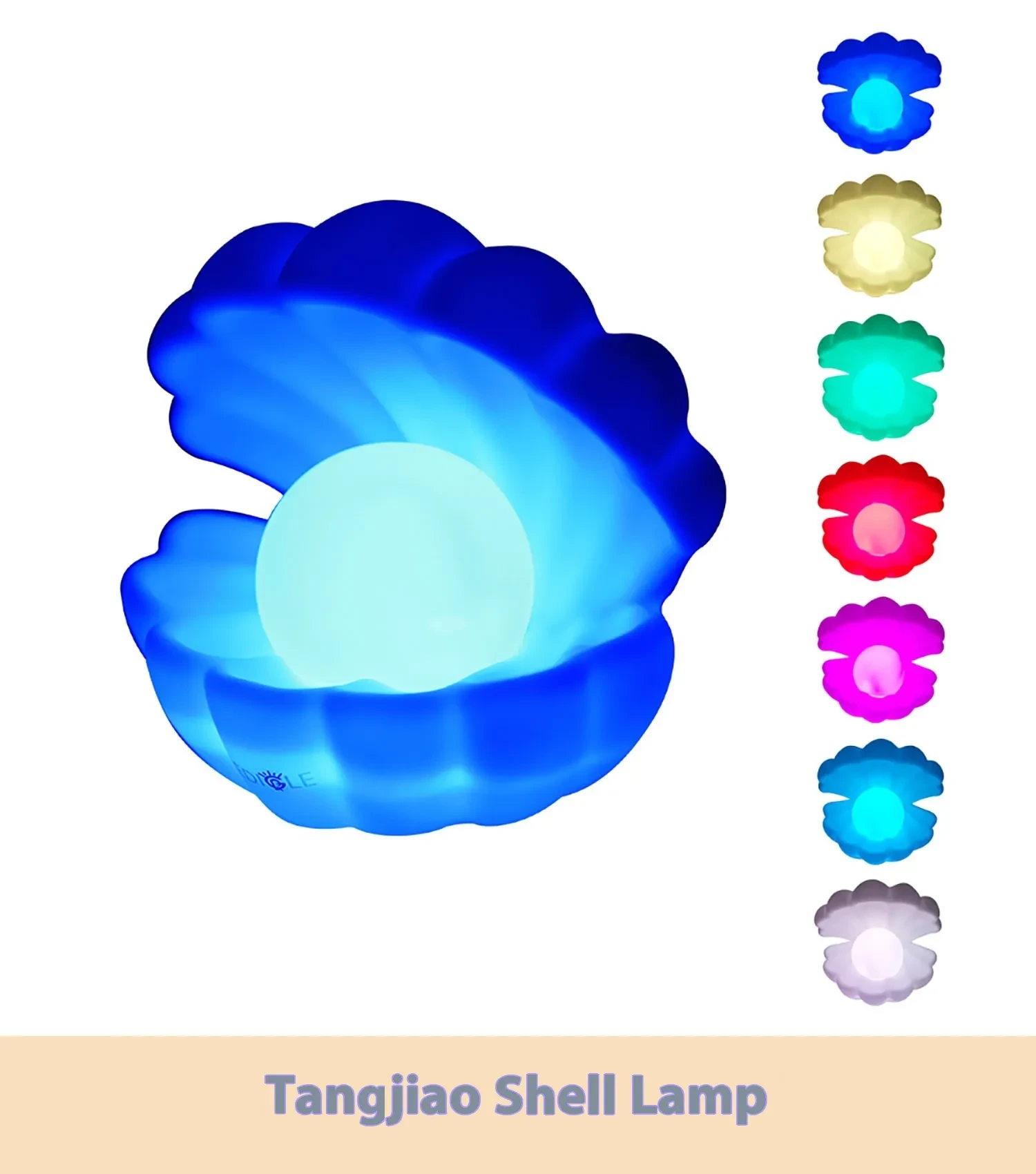 Neon Ambience Light Decorative Ornaments Shell-shaped Small Night Lamp