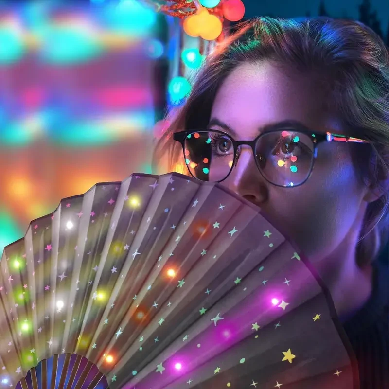 Rechargeable Glowing Hand Fan