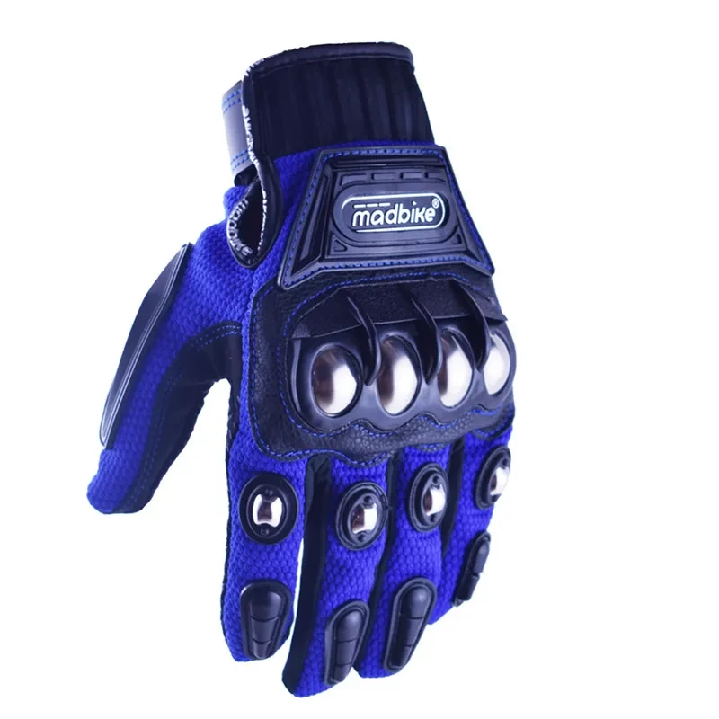 Motorcycle Gloves and Glasses Set