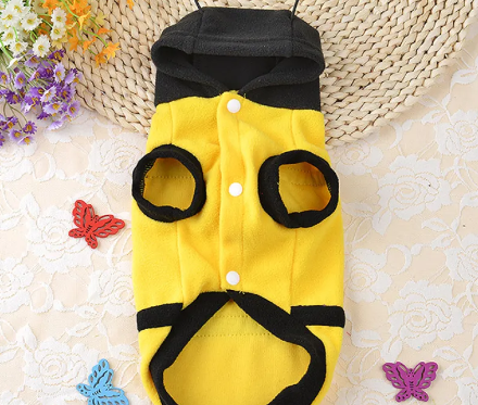 1Pcs Pet Clothes Cute Bees Dog Cat Clothes
