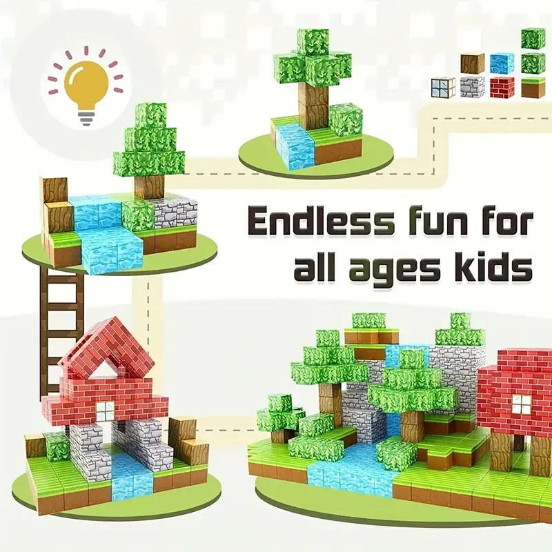 Magnetic Building Blocks STEM Toy Set