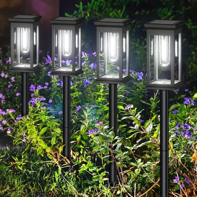 Solar LED Landscape Lights, Energy-Saving Touch Control Tungsten Style Lamp