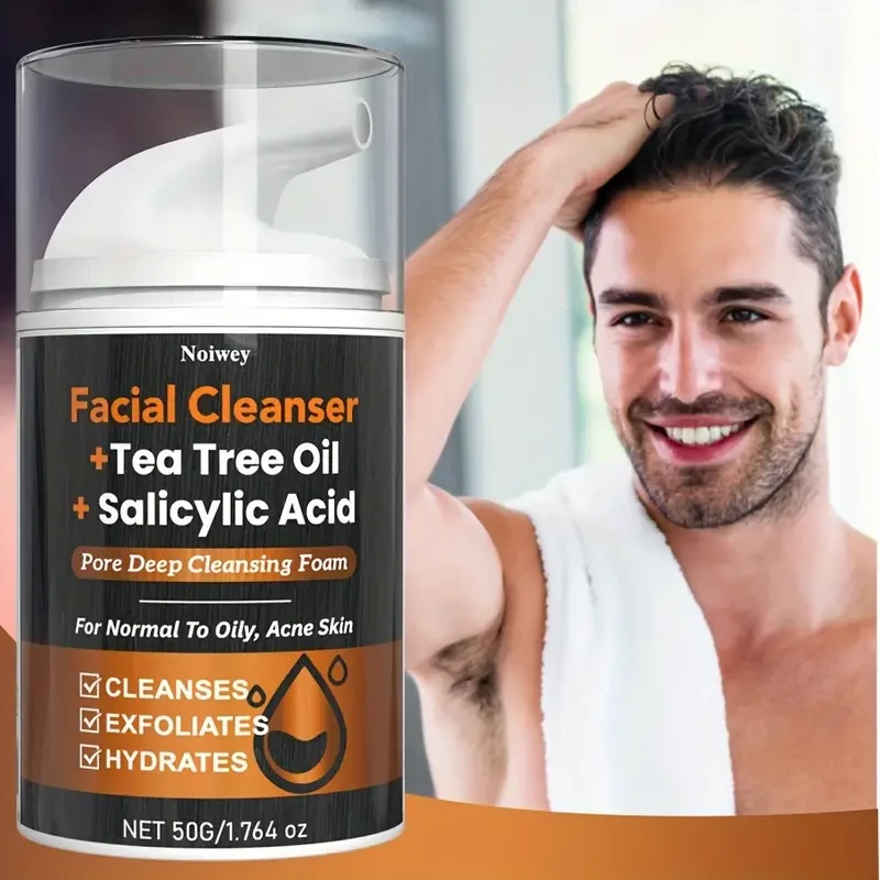 50g Salicylic Acid Facial Cleanser  Tea Tree Oil & Turmeric