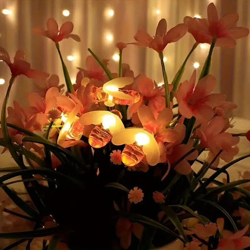 Solar Honey Bee String Lights  6.4m, 30 LED, 8 Modes