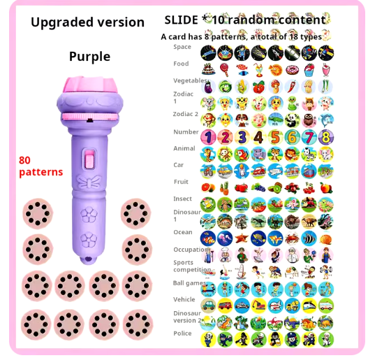 80 Patterns Illuminated Projection