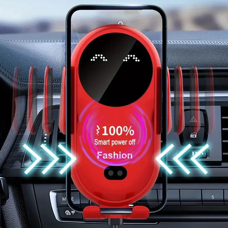 USB-Powered Car Charging Mount, Intelligent Auto Infrared Sensor Switch