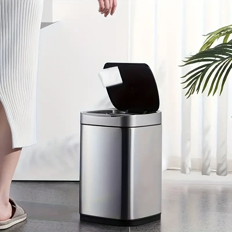 For Smart Sensor Stainless Steel Trash Can