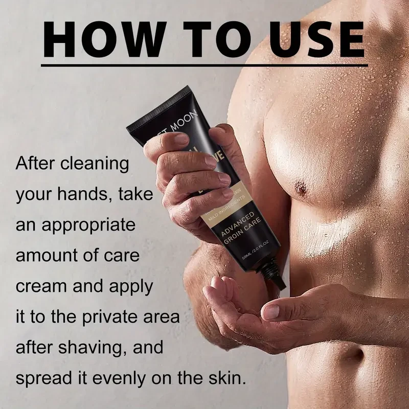 Men's Soothing Aftershave Lotion, 59ml - Moisturizing Body Balm For Dry, Skin Nourishment With Safe Ingredients Like Aloe Vera & Avocado Extract