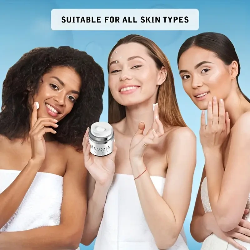 Retinol Collagen Cream 50ml/1.7oz - Intensive Firming, Moisturizing & Nourishing Face Cream for Sensitive Skin, Day & Night Use, Enriched with Vitamin C & E, Hyaluronic Acid for Glowing, Smooth, and Radiant Complexion