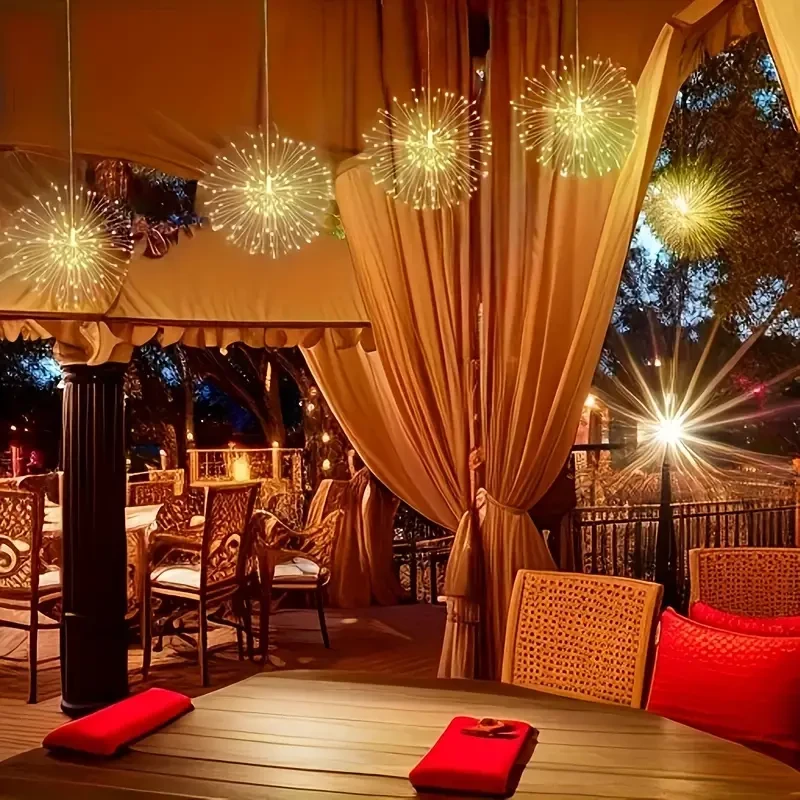 Solar LED Firework Lights Starburst