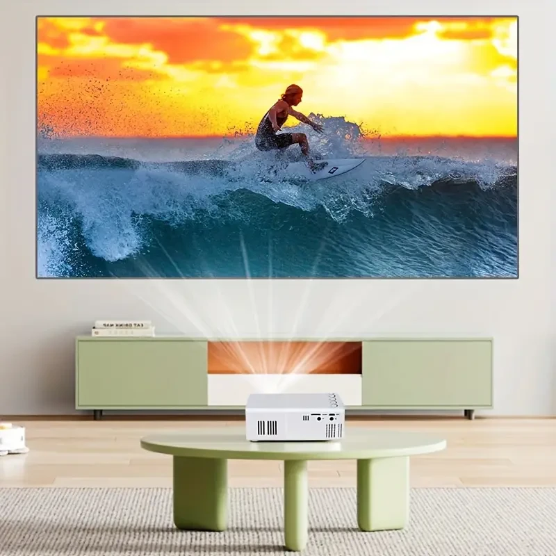 Professional High-definition Mini Projector Suitable For Home CinemasAnd Outdoor Camping, Compatible HDTV, USB SD AndHolder, Christmas, Halloween, Thanksgiving Gifts