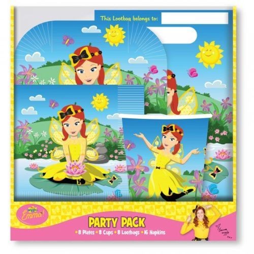 The Wiggles Emma Party Pack 40pc - Pack of 40