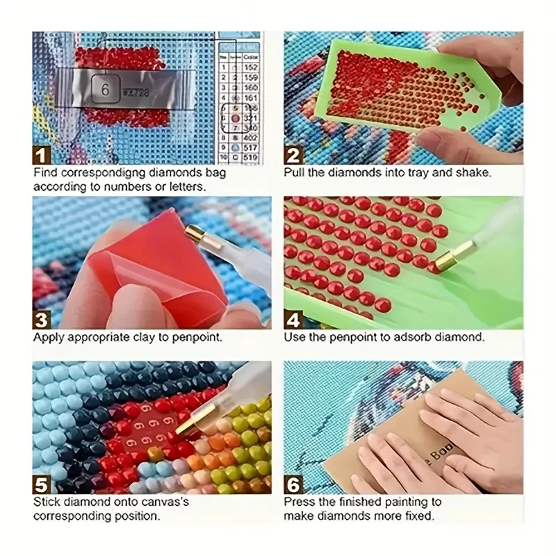 Autumn Scenery Reflection Diamond Art Kit - 3D Landscape DIY Home Decor