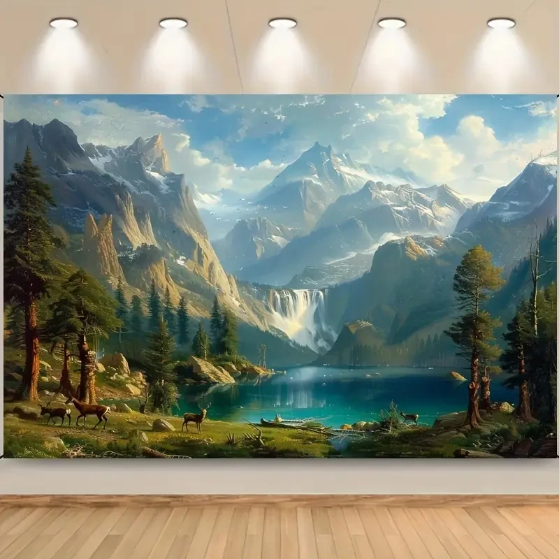 Sierra Nevada In California By Photography Background Banner Decor, Photography