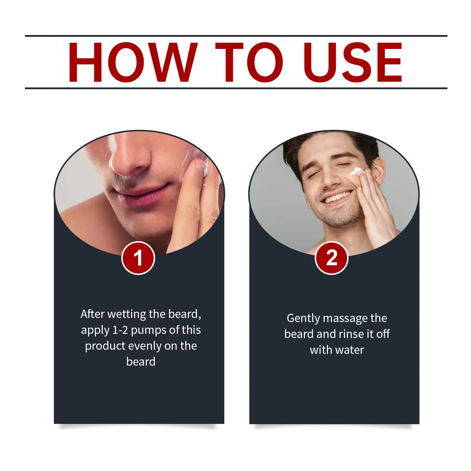 Beard Cleaning Mousse Moisturizing Care