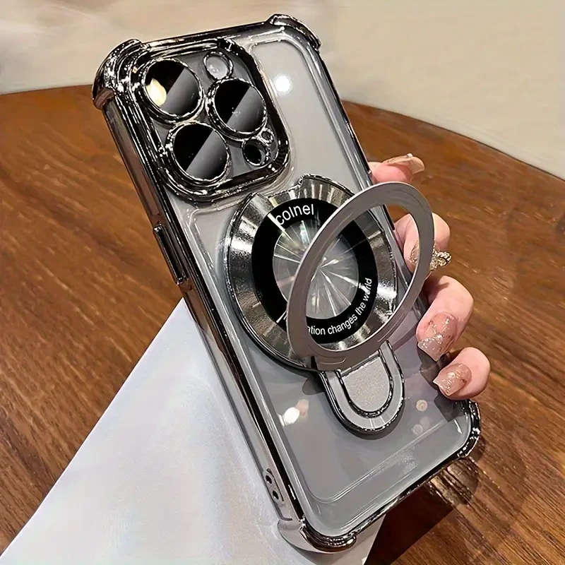 Vibrant Graphic Magnetic Phone Case for iPhone 13/14/15 Pro Max