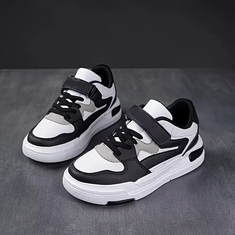 Boy's Trendy Colour Block Skate Shoes