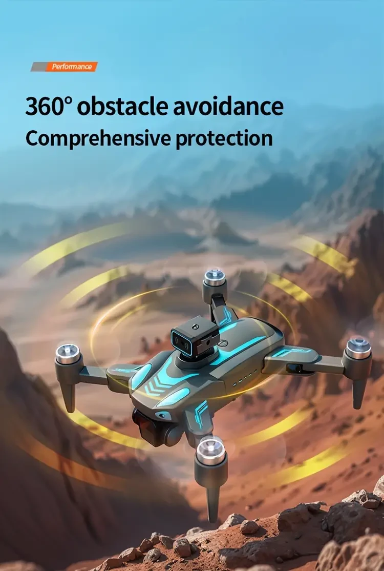 FYRC M20 High-Power Brushless Drone with Dual Cameras, Optical Flow Stabilization, 360 Flips, Foldable Design - Perfect for Aerial Photography & Outdoor Adventures