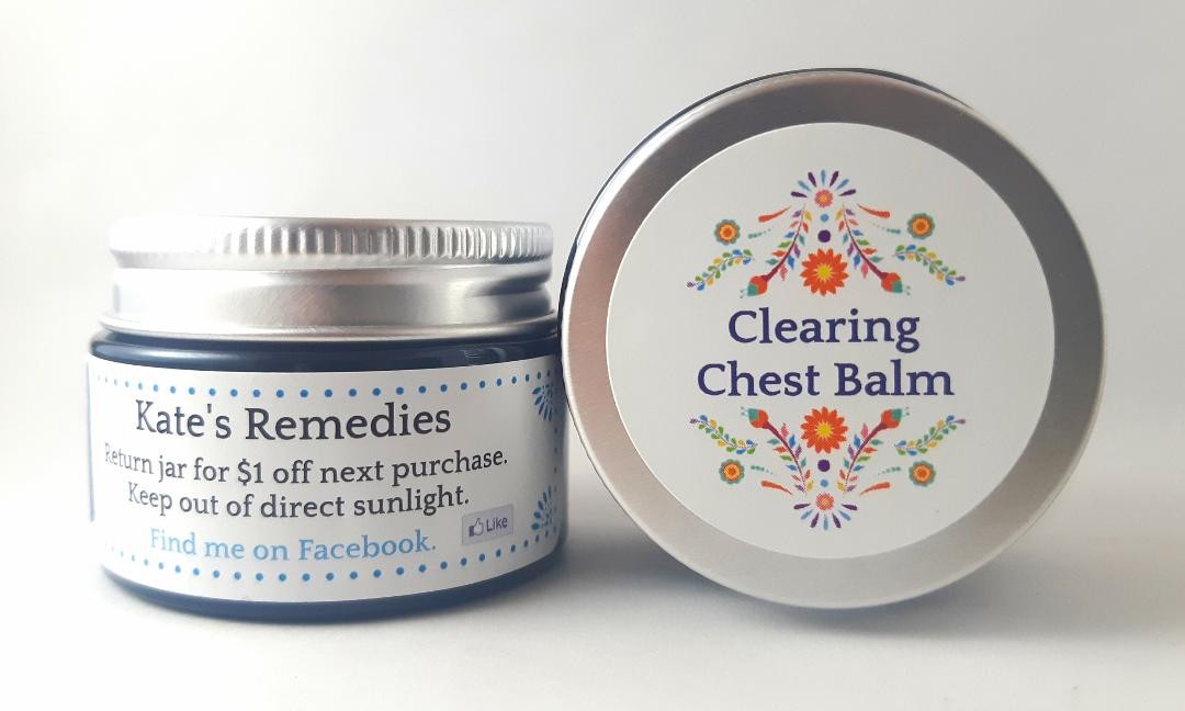 Clearing Chest Balm 25g  (Natural) | NZ Handmade