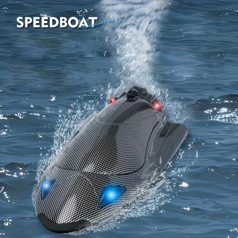 High-Speed 390 Motor RC Boat  Turbine-Powered Electric Speedboat