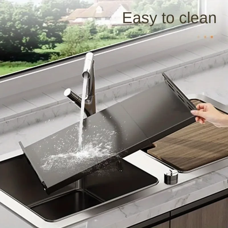 Easy-Install Expandable Kitchen Organizer - Multi-Layer Microwave & Appliance Storage Rack, Cast Iron with Metal Tubing