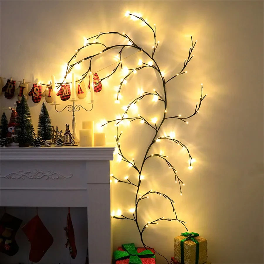 Willow Vine Branch LED Light For Room Wall Wedding Party Decor
