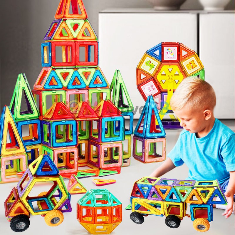 Large Magnetic Building Blocks for Kids  Big Size Construction Set