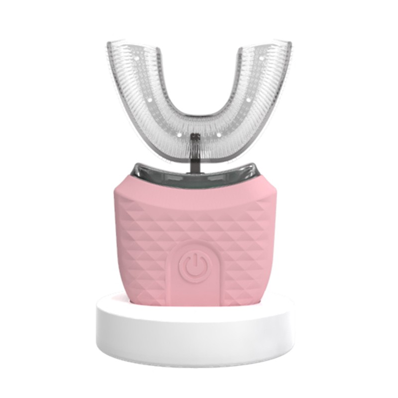 U-Shaped Ultrasonic Childrens Electric Toothbrush  360 Whitening Silicone Automatic Toothbrush