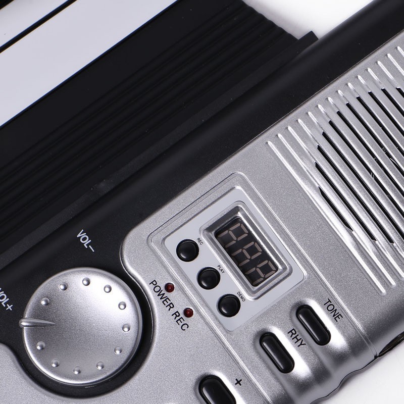 Portable 61-Key Roll Up Piano  Flexible ABS Plastic & Silicone Rubber Electronic Soft Keyboard