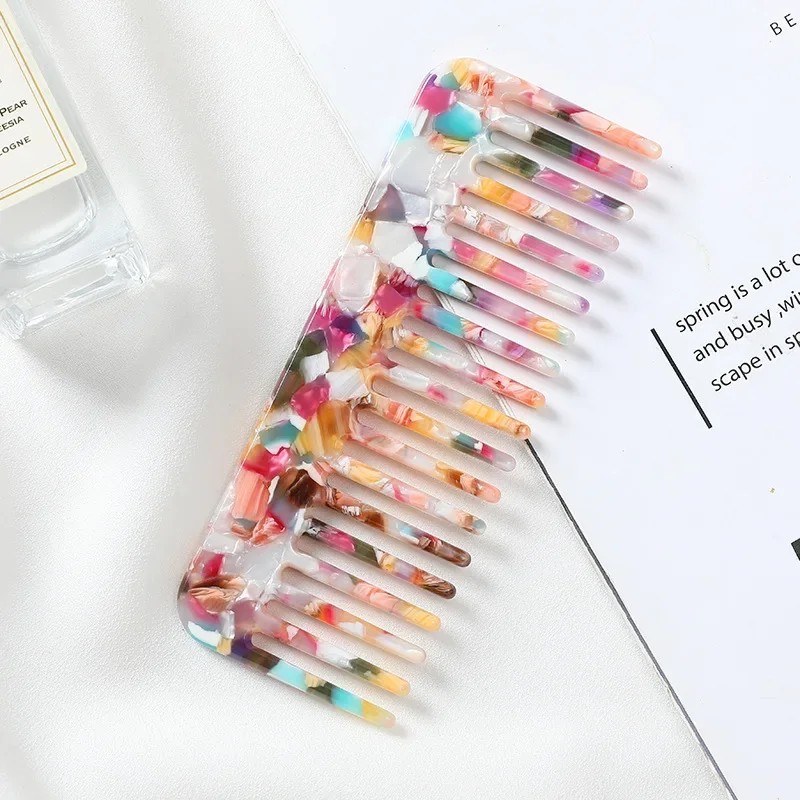 Korean Fashion Wide-Tooth Acetate Hair Comb