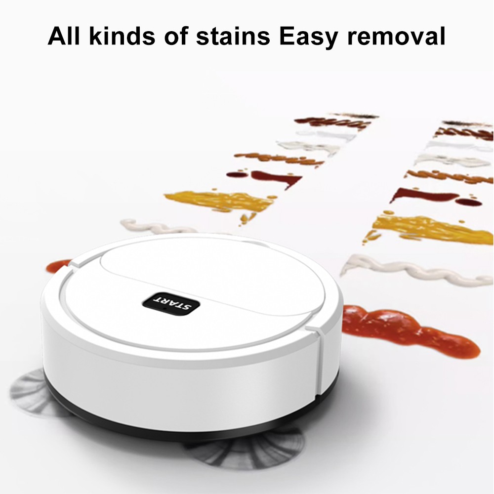 Fully Automatic 3-in-1 Robot Vacuum Cleaner Sweeping, Vacuuming & Mopping Mini Intelligent Home Floor Cleane