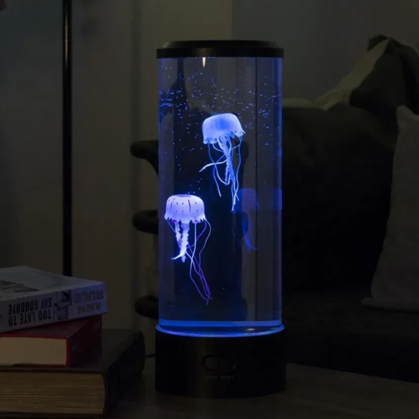 LED Jellyfish Aquarium Lamp Night Light