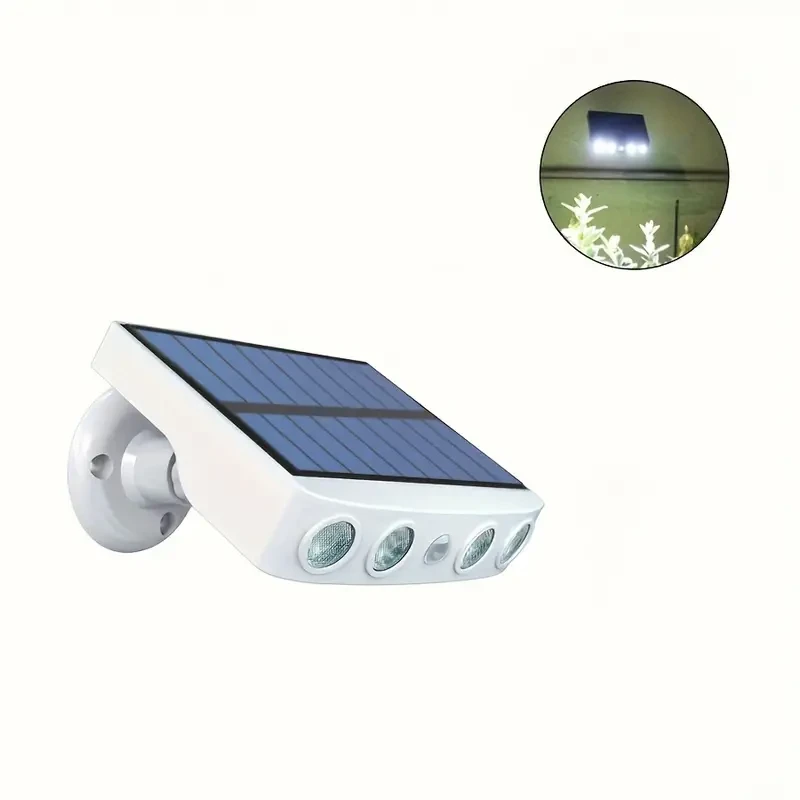 Solar-Powered Motion Sensor Light - Waterproof, LED Security Lighting for Outdoor Use - Perfect for Front Door, Backyard, Steps, Garage & Garden