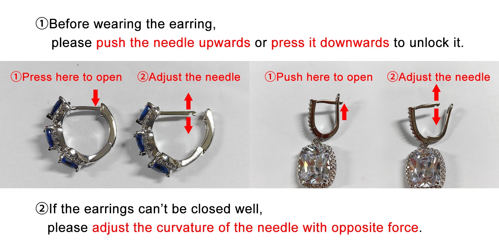 Huitan Korean Fashion CZ Hoop Earrings  Silver/Gold Metal Hoops for Women