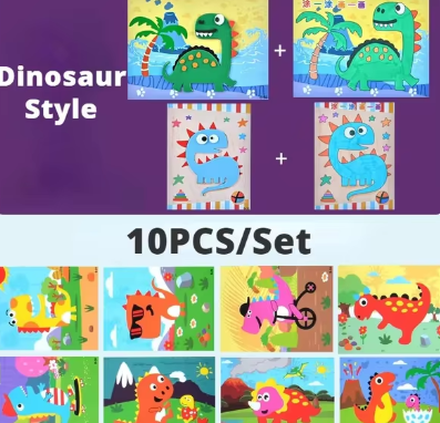 10Pcs 3D EVA Foam Sticker