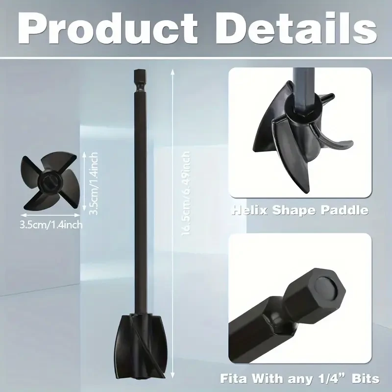 USB Rechargeable Paint & Resin Mixer - Metal, Low Voltage, Craft Tool with Adjustable Speeds