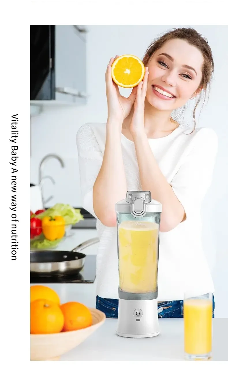 Portable USB Rechargeable Blender - 20.29oz Personal Blender for Shakes and Smoothies