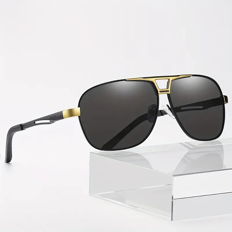 Vintage Classic Metal Frame Polarized Glasses