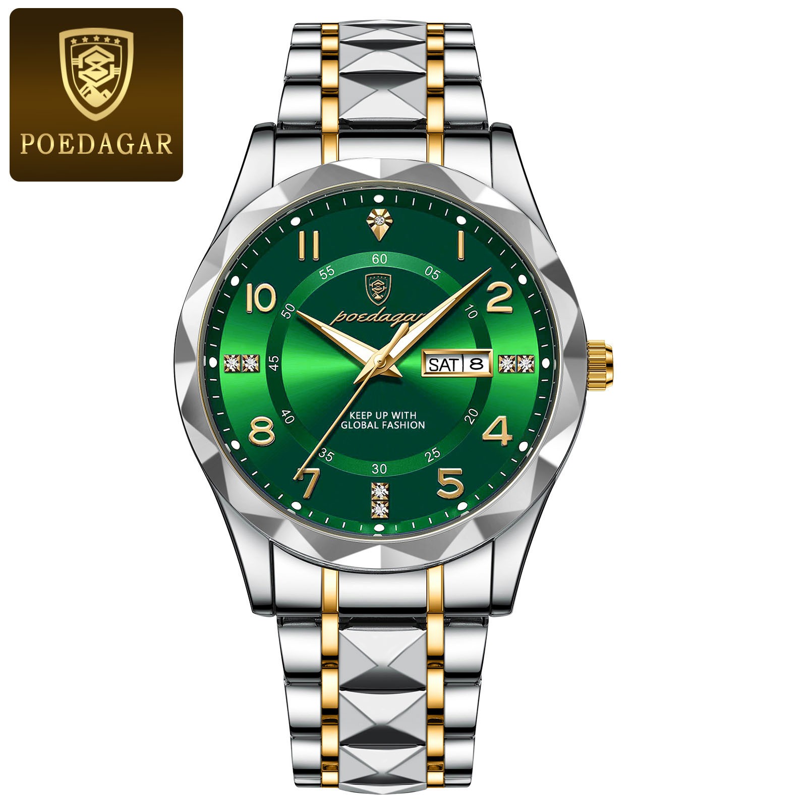 POEDAGAR Luxury Mens Quartz Watch