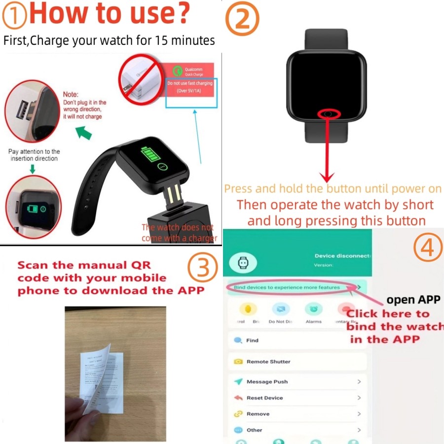 Smart Watch for Women & Men  Bluetooth Fitness Tracker with Music, Sleep Monitor & Sport Features