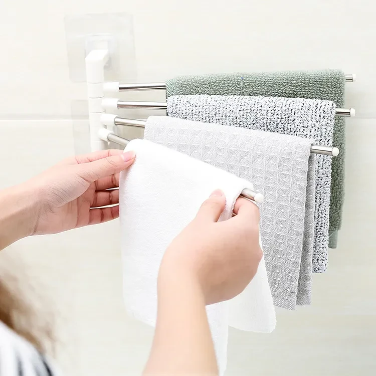 Four bar towel rack without mark