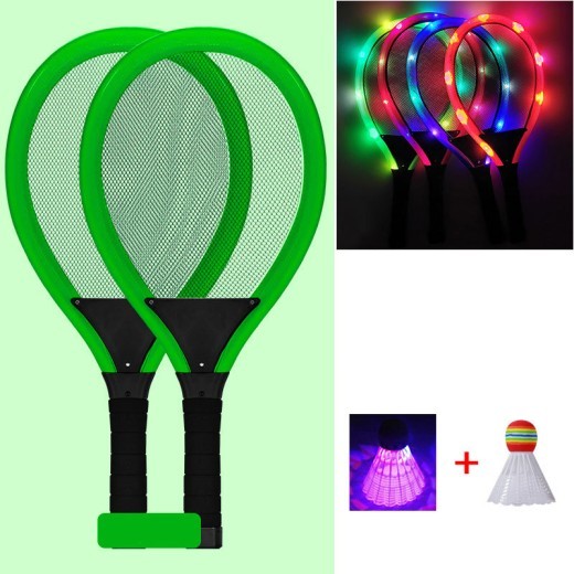 LED badminton racket