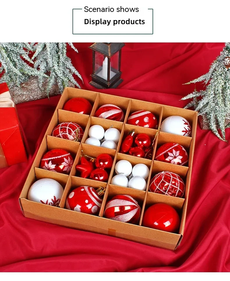 Christmas Tree Decoration Colorful Ball Gift Set