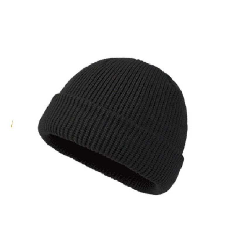 Rimiut Knitted Wool Beanie  Simple Warm Skull Cap